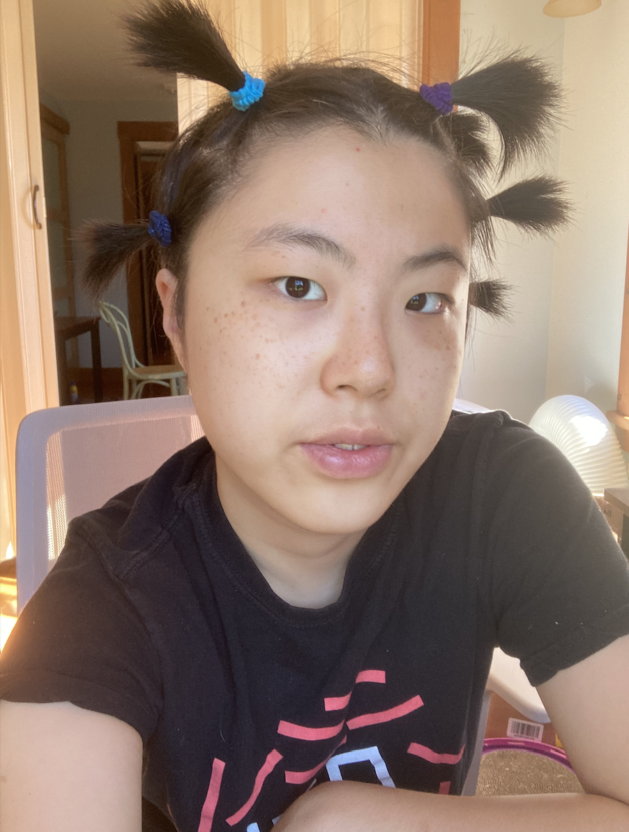 Me with my björk-inspired hairstyle